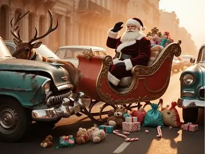 Christmas auto accident