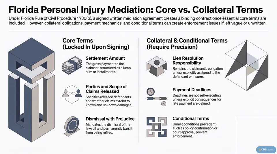 Infographic: Mediation Offers: What Gets Locked In, What Does Not