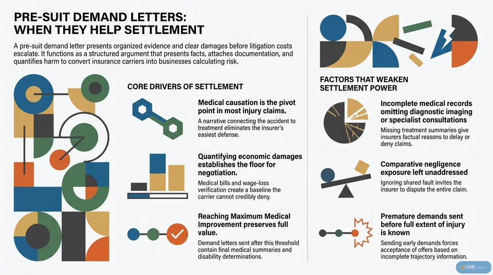 Infographic: Pre-Suit Demand Letters: When They Help Settlement