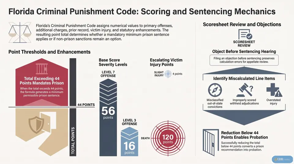 Infographic: Sentencing Guidelines: Points That Add Prison Time