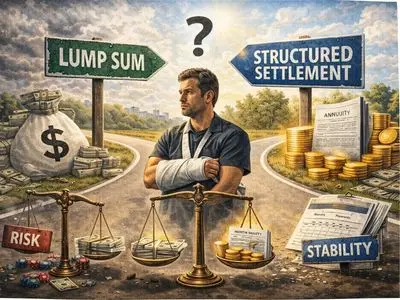 structured settlement or lump sum injury settlement